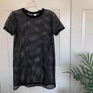 H&M Fishnet Cover-Up Dress